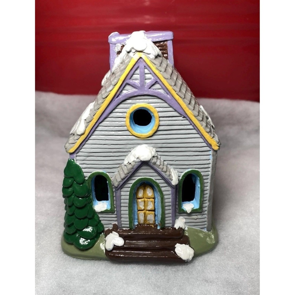 California Creations Church Chapel Painted Christmas Holiday Village